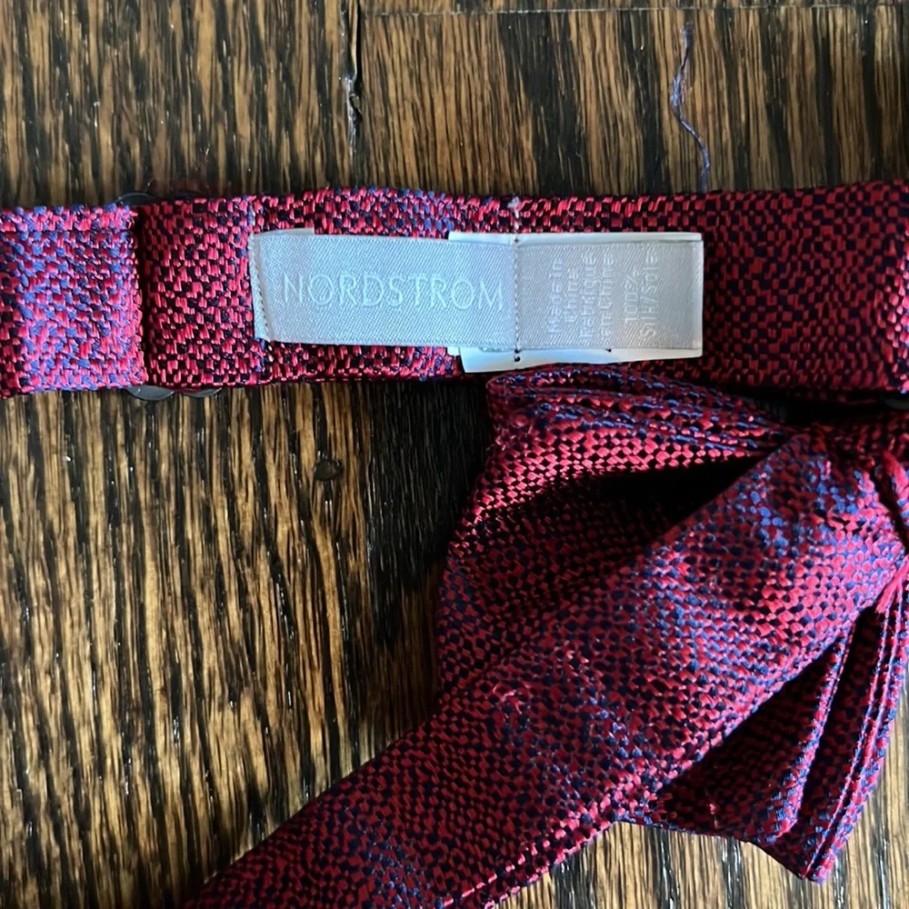 Boys Nordstrom 100% Silk Adjustable Bow Tie